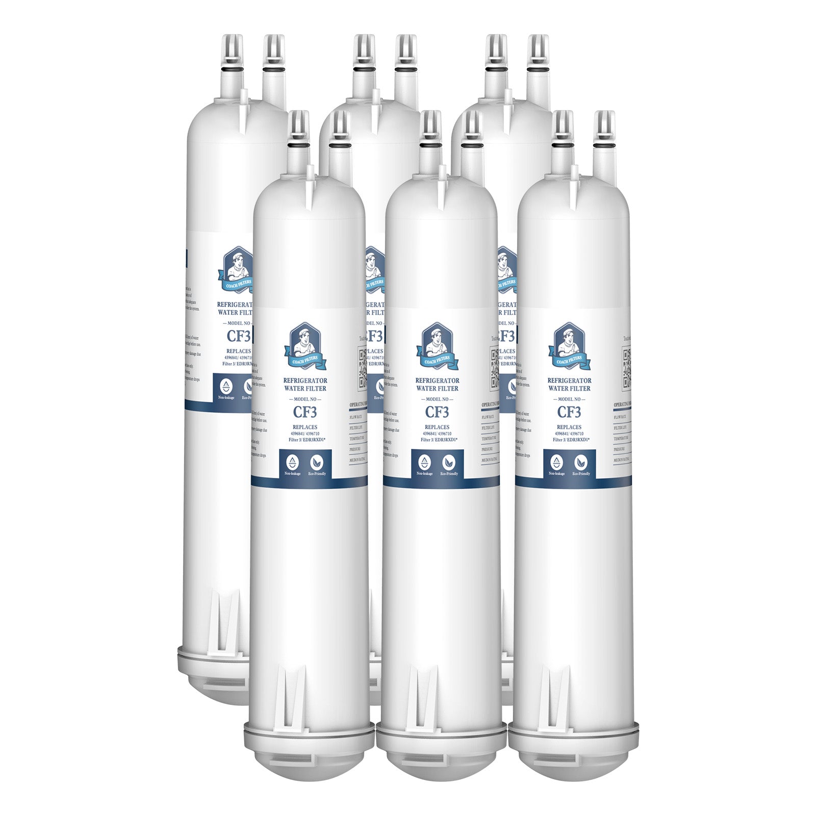 Cf Edr3rxd1 Refrigerator Water Filter 4396841 4396710 6pack