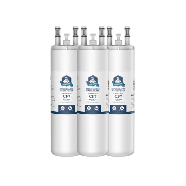 Puresource3 Refrigerator Water Filter Compatible with WF3CB, CLCH122, CLCH122-N Water Filter, By Coachfilters 3Packs